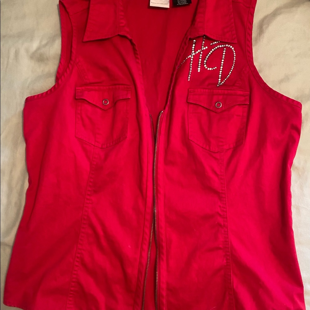 Red HD Riding Vest